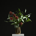 Alessandra Ribb Vase 32 Bronze