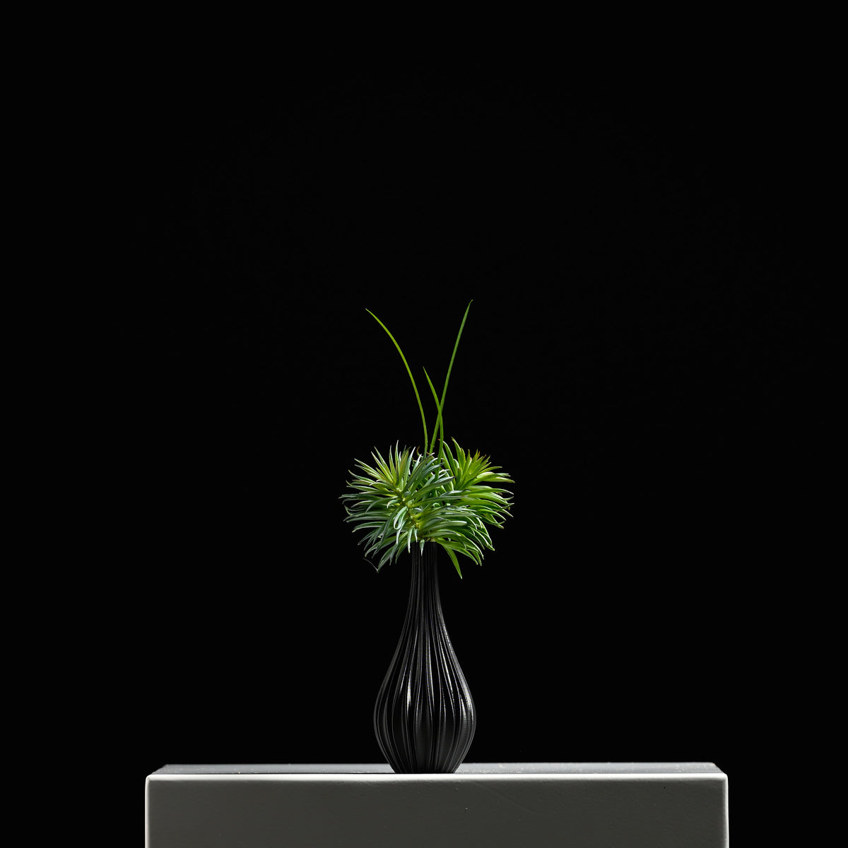 Bianca Bottle Vase 15 Black Outdoor