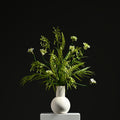 Clara Ball Vase 28 Bone White
