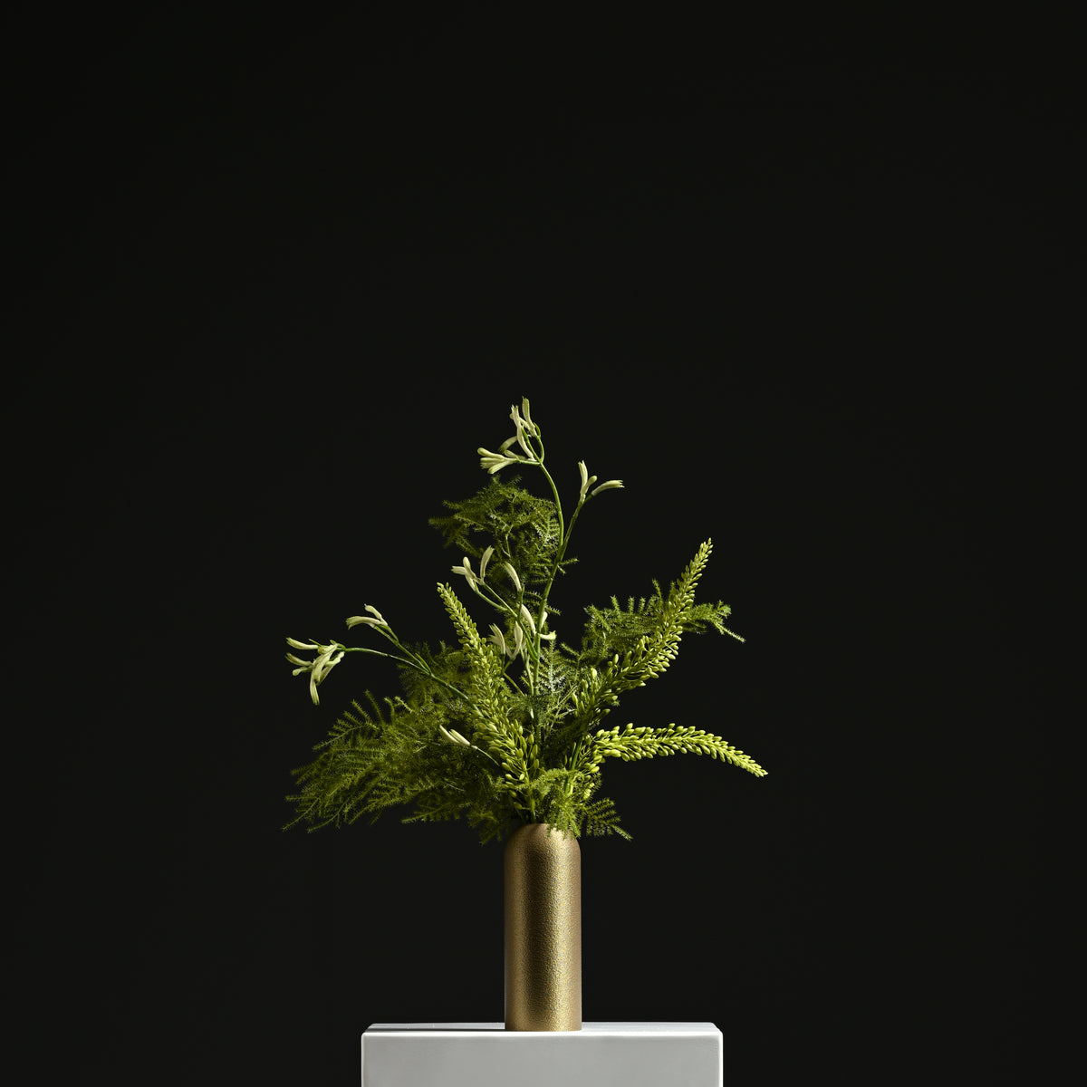 Daniella Tower Vase 23 Bronze