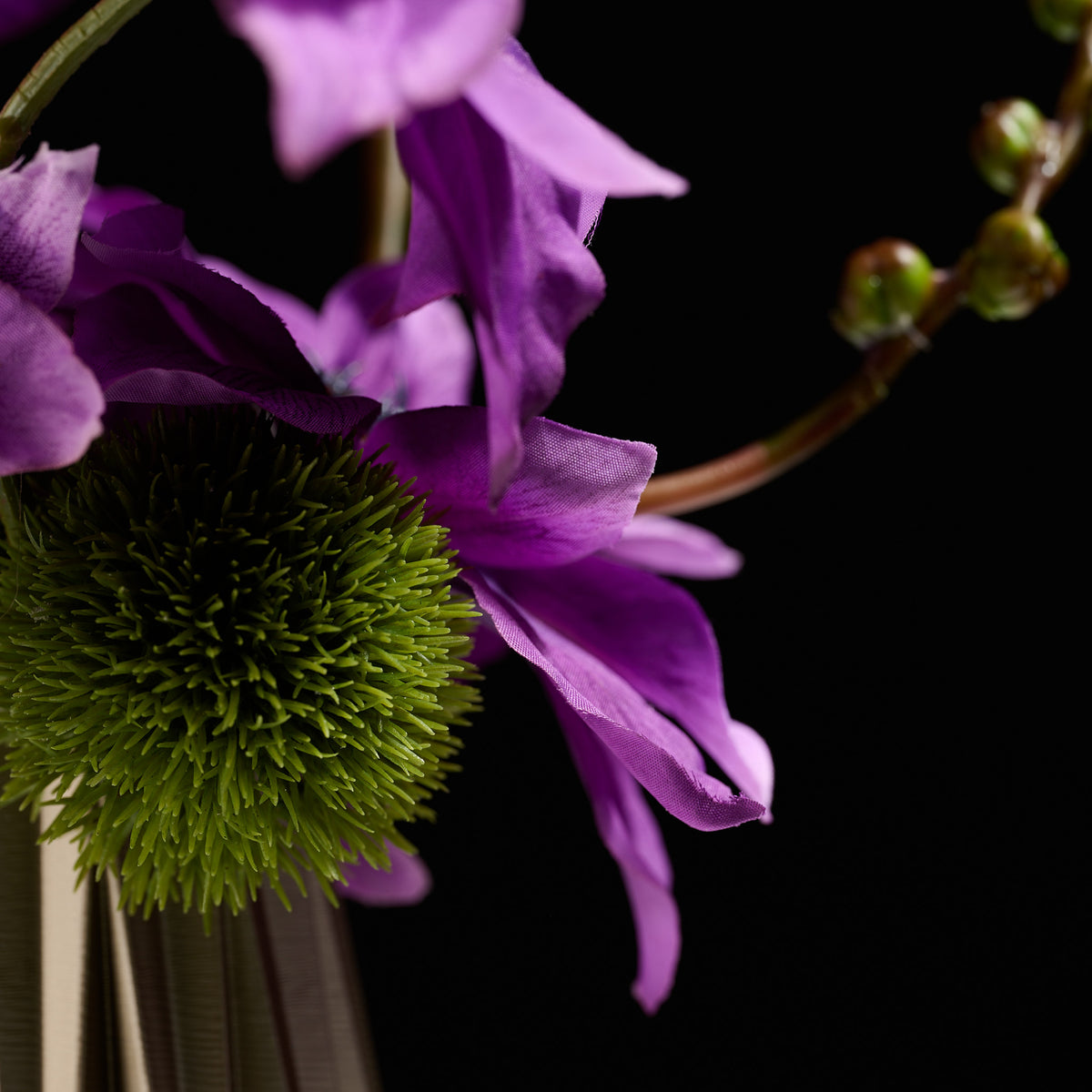 Eleonora Ribb Vase 16 Iridium Gold