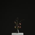 Eva Drop Vase 15 Metal Black