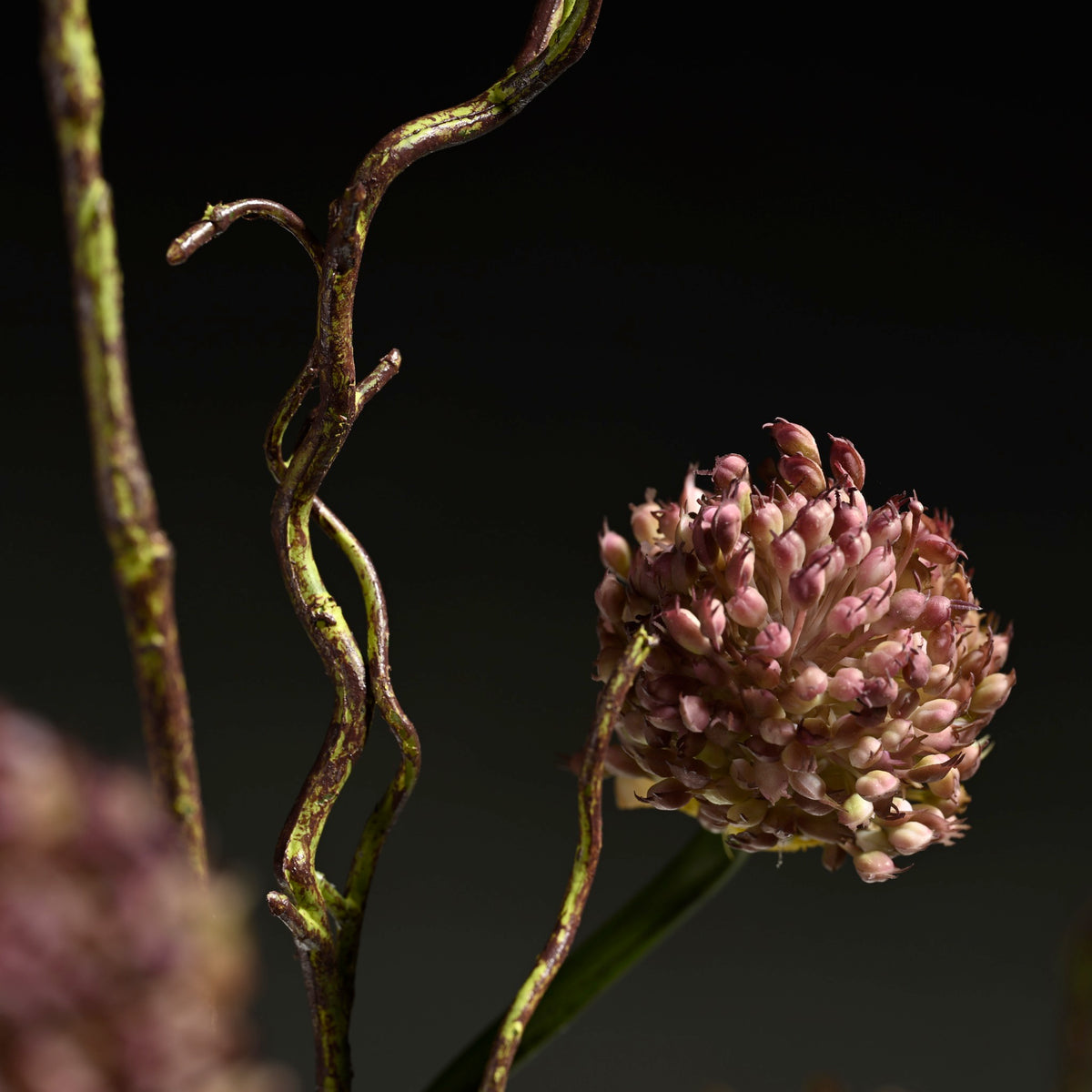 Eva Drop Vase 15 Metal Black