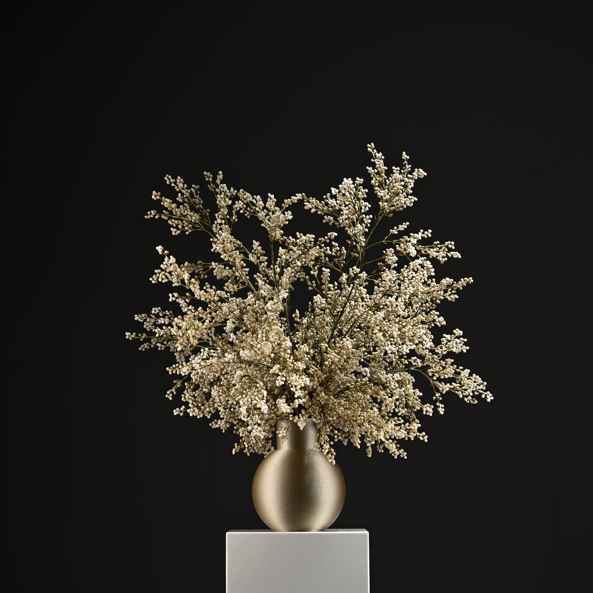 Loretta Superball Vase 32 Iridium Gold