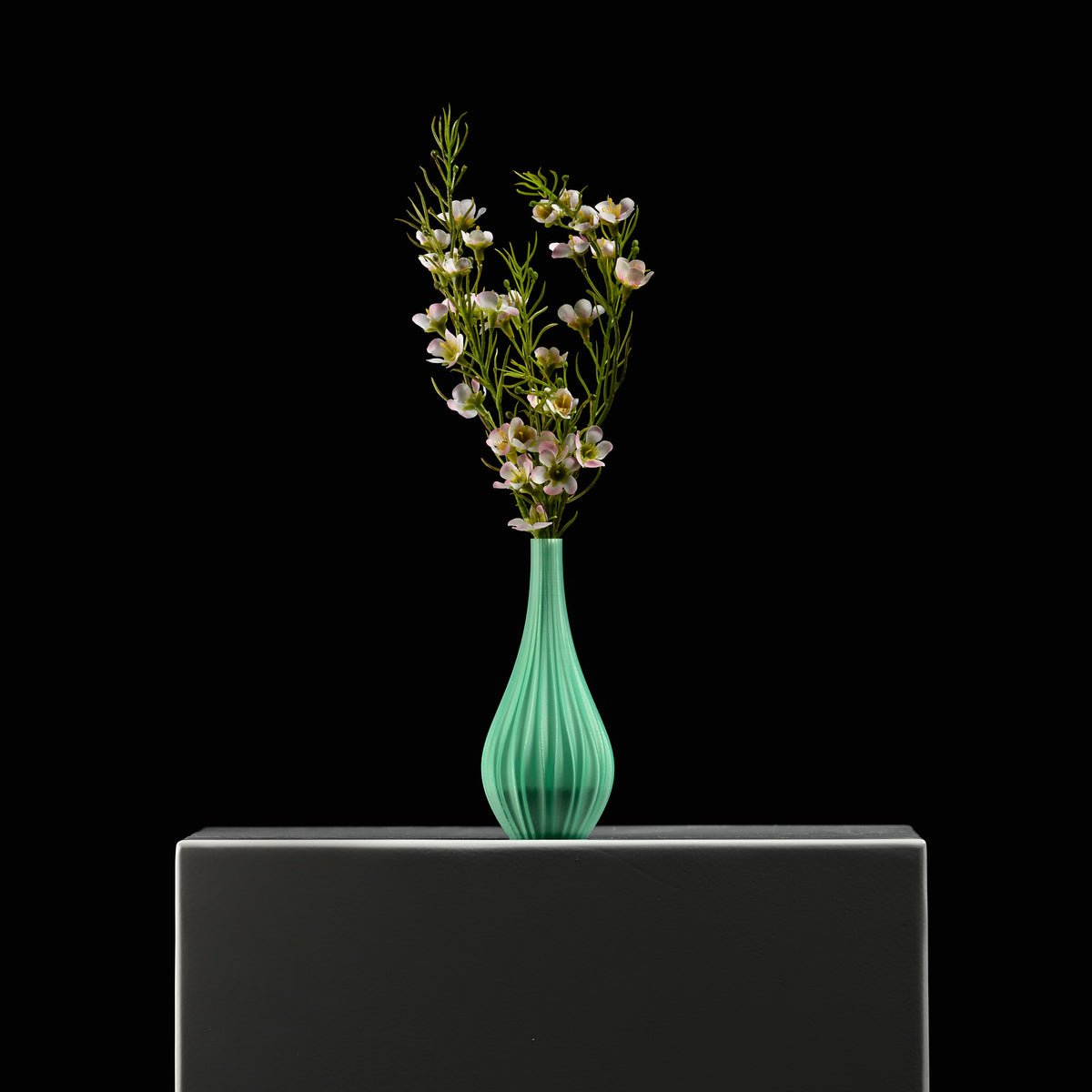 Gloria Bottle Vase 15 Light Jade Green